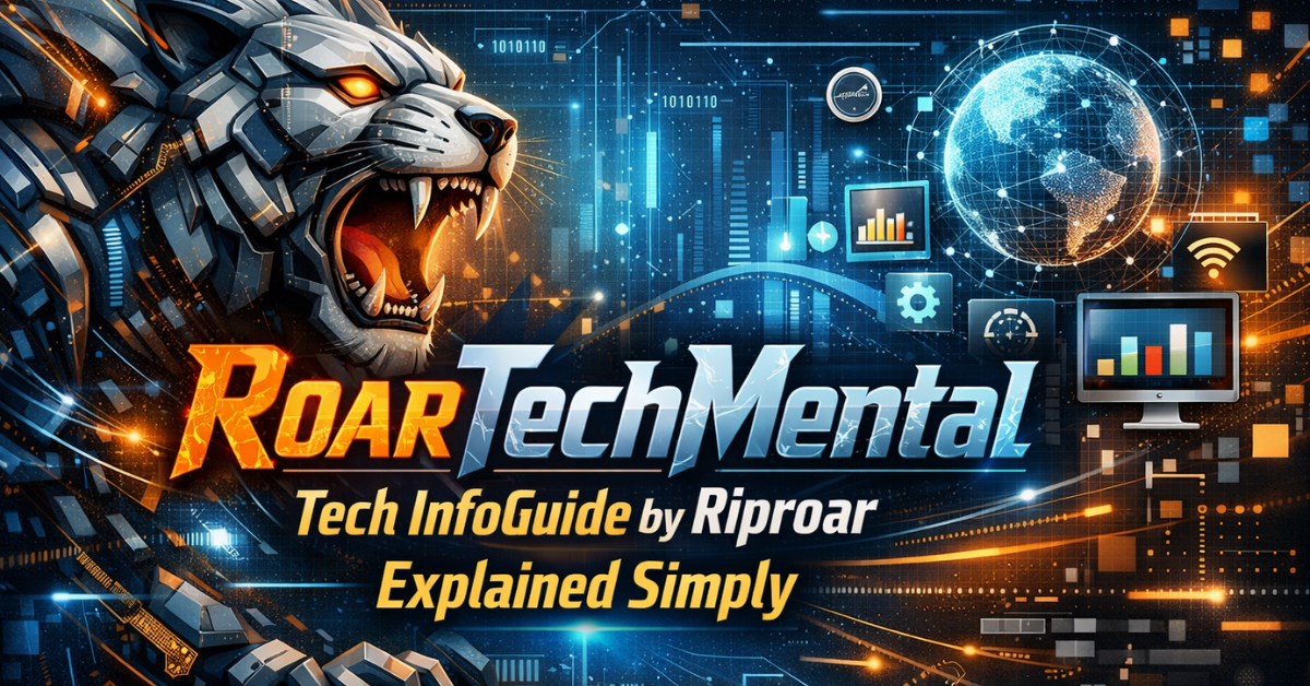 RoarTechMental Tech InfoGuide by Riproar explaining technology in simple language for beginners