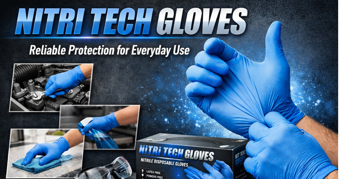 Nitri Tech nitrile gloves for general purpose hand protection