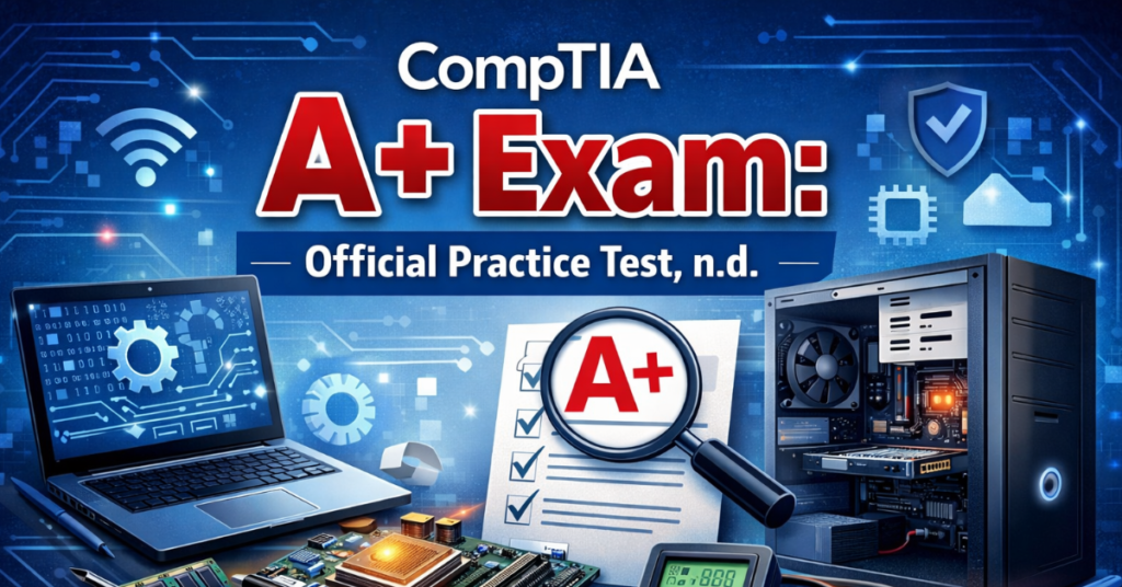 CompTia A+ Exam: Official Practice Test, n.d. CompTIA A+ practice test exam preparation guide