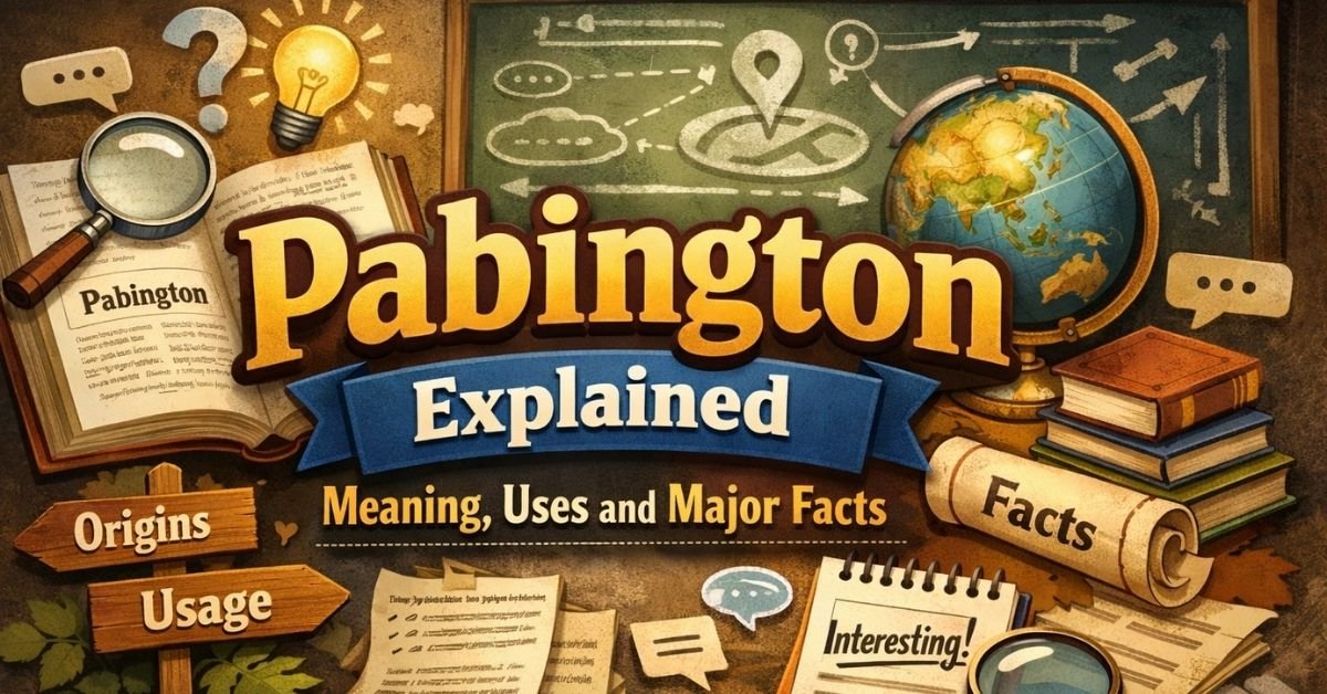 Pabington meaning and explanation in digital and branding context