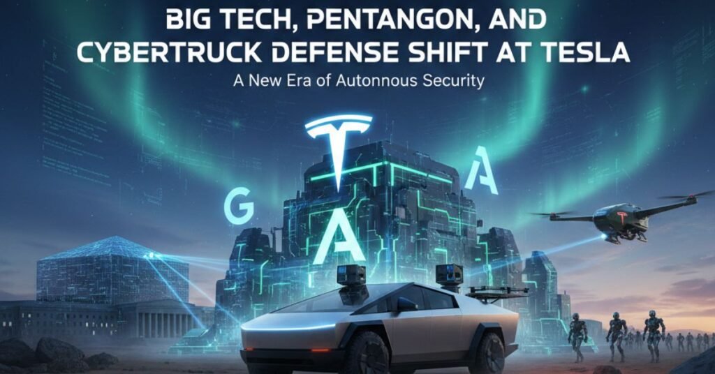 Pentagon Big Tech Tesla Cybertruck analysis of electric military innovation