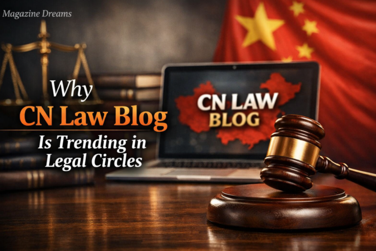 Why CN Law Blog Is Trending in Legal Circles CN Law Blog legal analysis website displayed on a laptop with law books and legal documents in the background