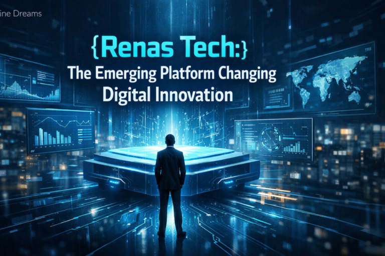 Renas Tech digital innovation platform dashboard showing integrated technology tools for modern businesses