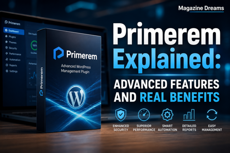 Primerem dashboard showing advanced productivity tools and workflow automation features in 2026
