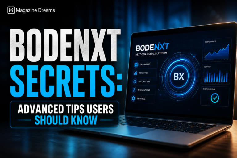 Bodenxt platform dashboard showing advanced tools and smart workflow features