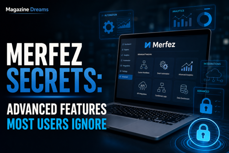 Merfez dashboard interface showing advanced workflow tools and smart productivity features in 2026
