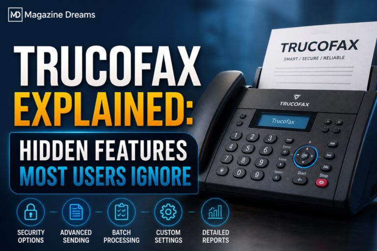 Trucofax platform dashboard showing hidden productivity features and smart workflow tools